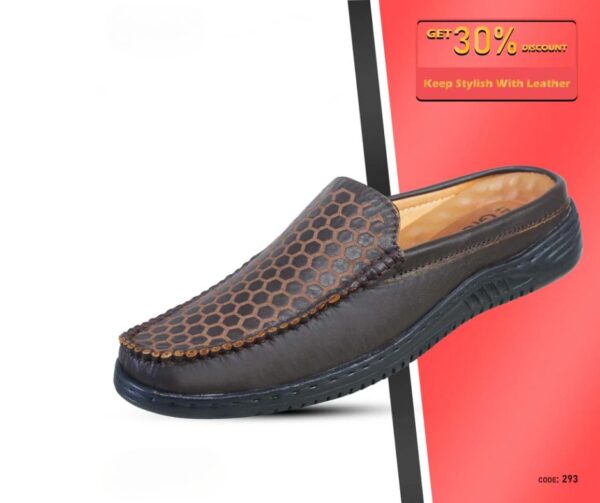 Premium Soft Leather Half Shoe for men - 293